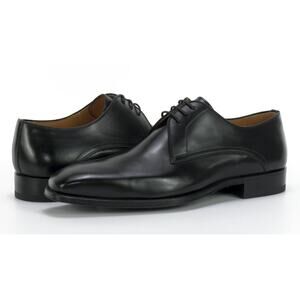 Magnanni Men's 8 Black Leather Monty Oxford Shoes Lace Up Formal Business LB4-20